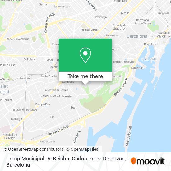Camp Municipal De Beisbol Carlos Pérez De Rozas map