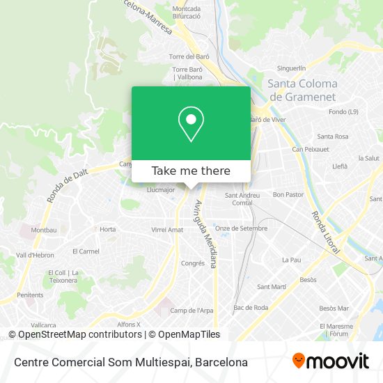 Centre Comercial Som Multiespai map
