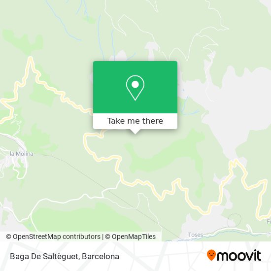 Baga De Saltèguet map