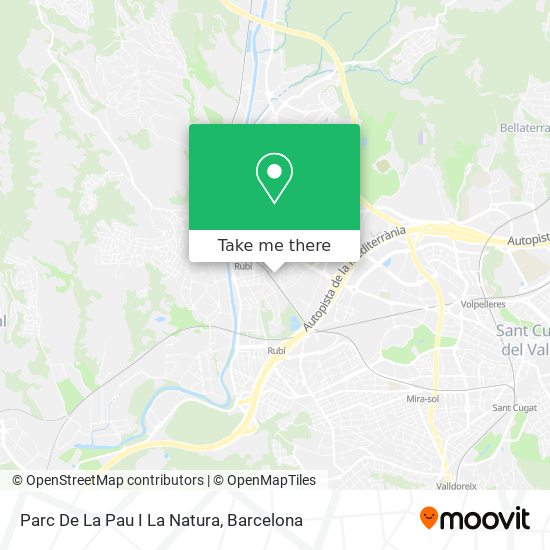 Parc De La Pau I La Natura map