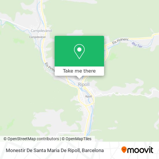 Monestir De Santa Maria De Ripoll map