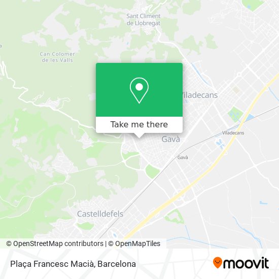 Plaça Francesc Macià map
