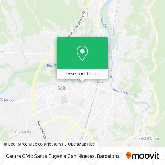 mapa Centre Cívic Santa Eugenia Can Ninetes