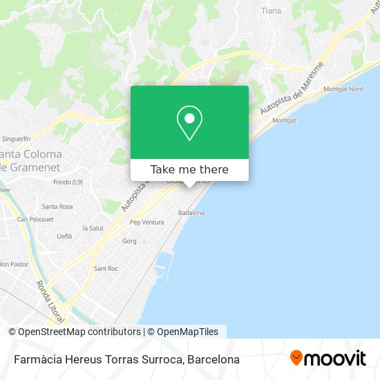 Farmàcia Hereus Torras Surroca map