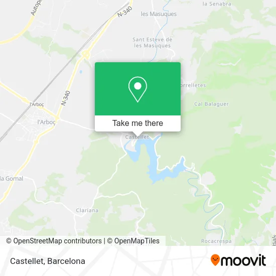 Castellet map