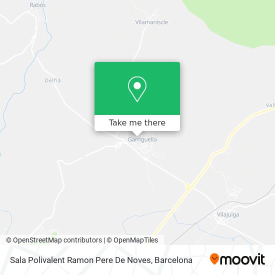 Sala Polivalent Ramon Pere De Noves map