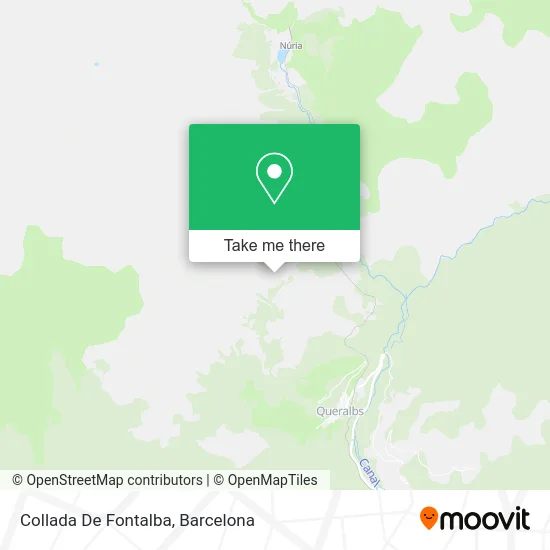 Collada De Fontalba map