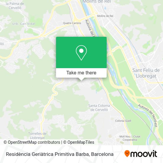 Residència Geriàtrica Primitiva Barba map