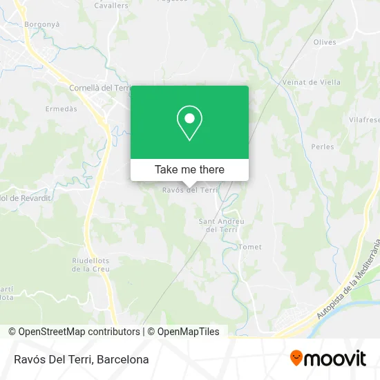 Ravós Del Terri map