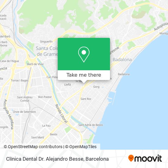 Clínica Dental Dr. Alejandro Besse map