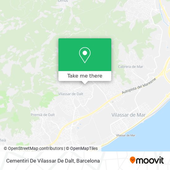 Cementiri De Vilassar De Dalt map