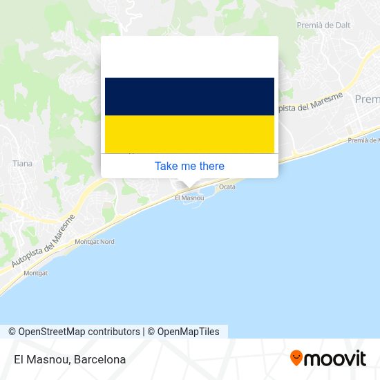 How to get to El Masnou by Train, Bus, Tramvia or Metro?