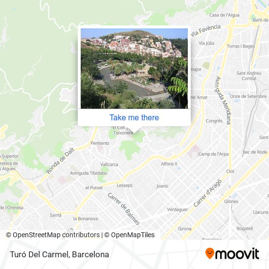 Turó Del Carmel map