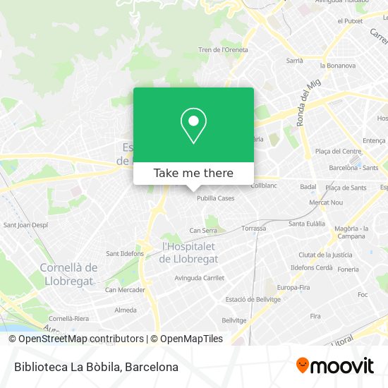 Biblioteca La Bòbila map