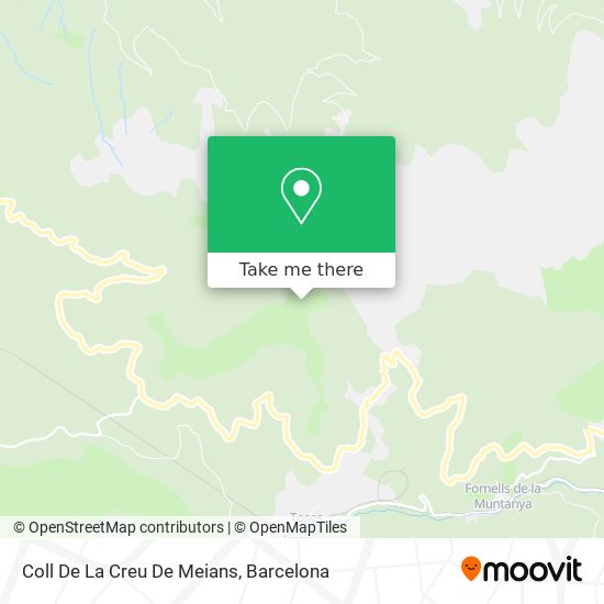 Coll De La Creu De Meians map