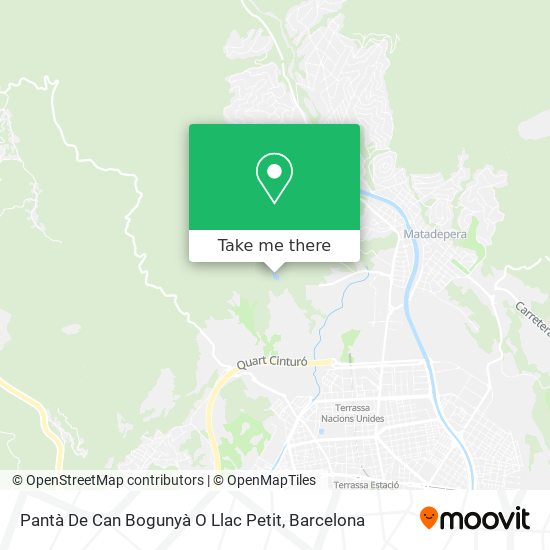 Pantà De Can Bogunyà O Llac Petit map
