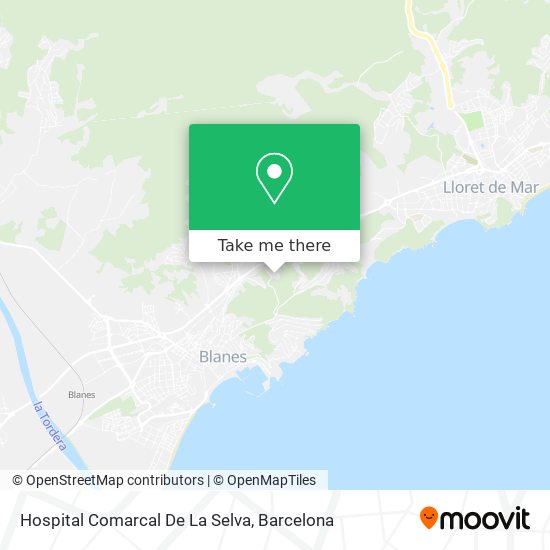 Hospital Comarcal De La Selva map