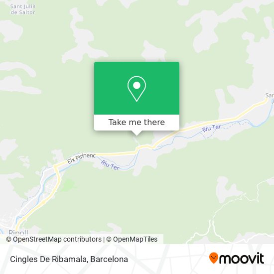 Cingles De Ribamala map