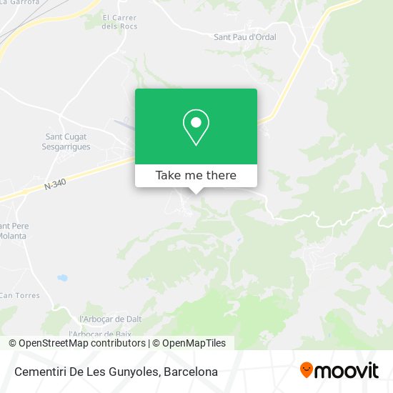 Cementiri De Les Gunyoles map