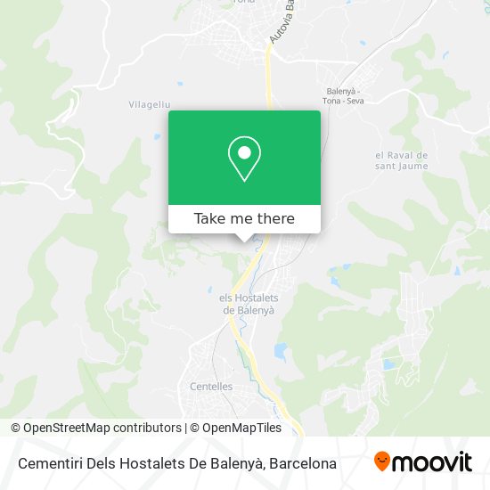 Cementiri Dels Hostalets De Balenyà map
