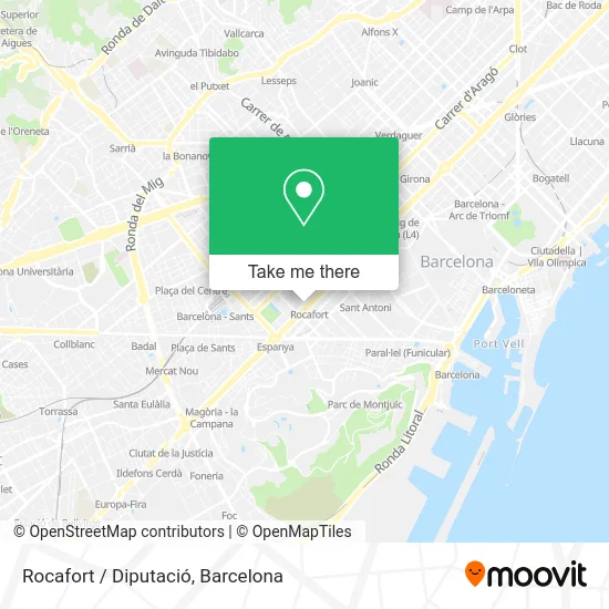 Rocafort / Diputació map