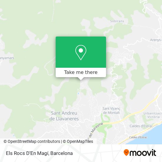 Els Rocs D'En Magí map