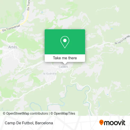 Camp De Futbol map