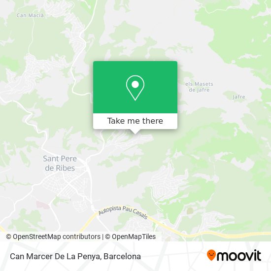 Can Marcer De La Penya map