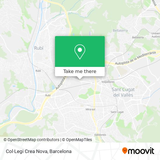 Col·Legi Crea Nova map