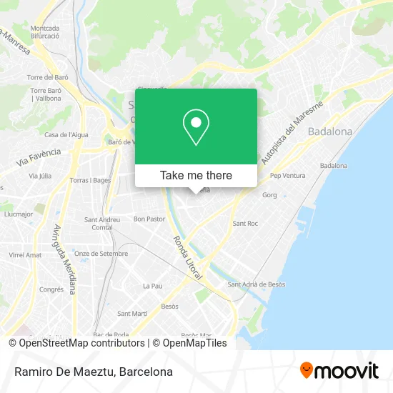 Ramiro De Maeztu map