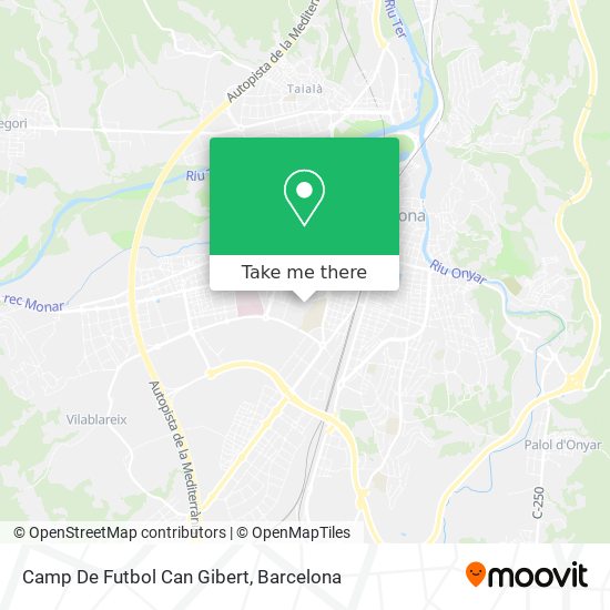 Camp De Futbol Can Gibert map