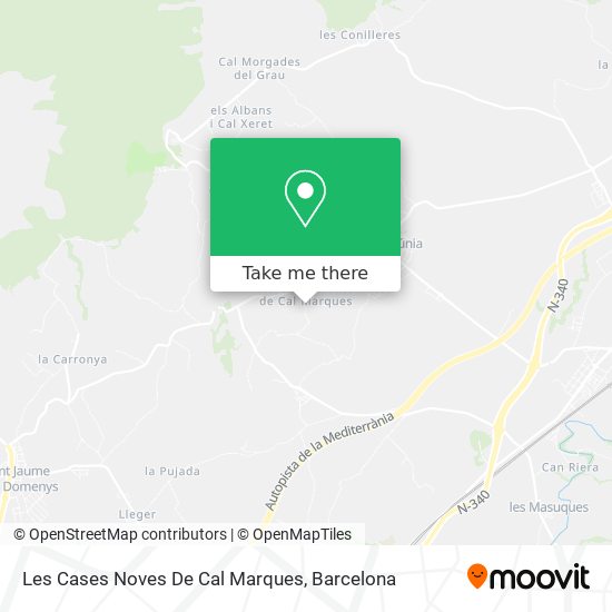 Les Cases Noves De Cal Marques map
