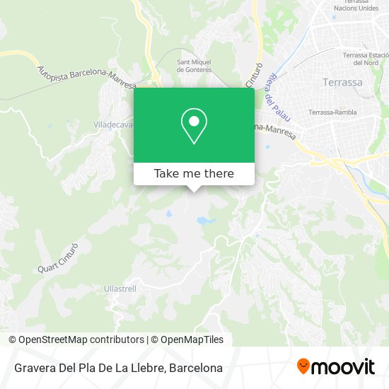 Gravera Del Pla De La Llebre map