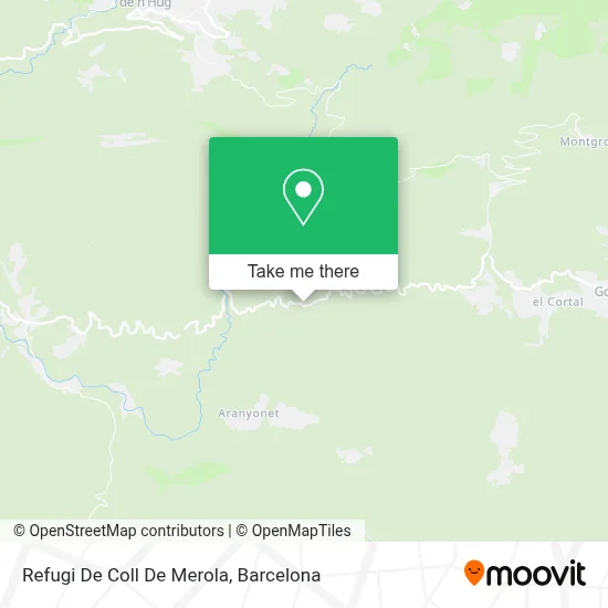Refugi De Coll De Merola map