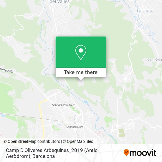 Camp D'Oliveres Arbequines_2019 (Antic Aeròdrom) map