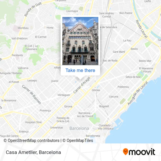 mapa Casa Ametller