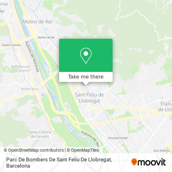 Parc De Bombers De Sant Feliu De Llobregat map