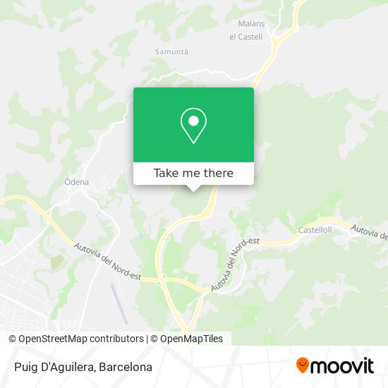 Puig D'Aguilera map