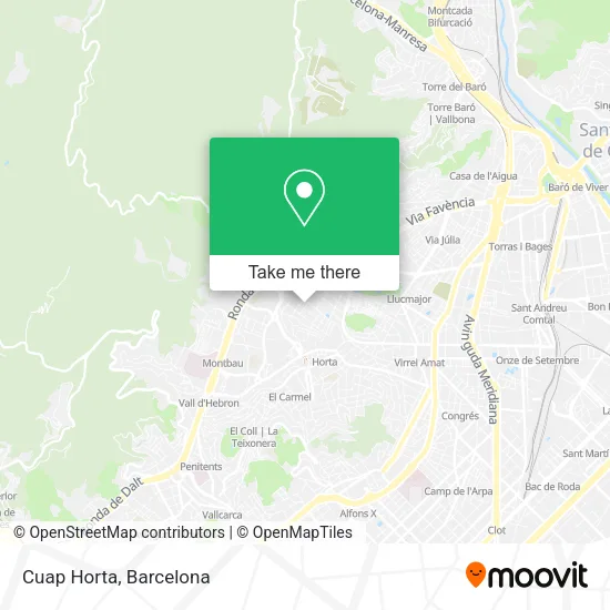 Cuap Horta map