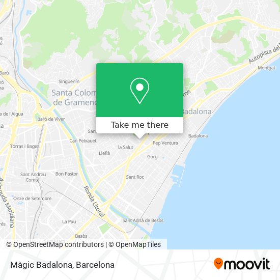 mapa Màgic Badalona