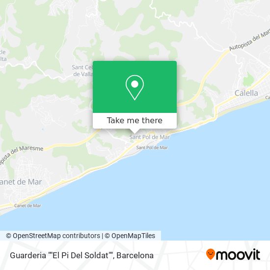Guarderia ""El Pi Del Soldat"" map