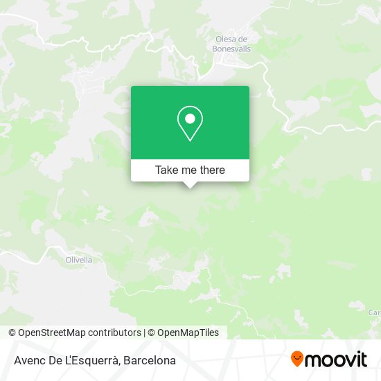 Avenc De L'Esquerrà map