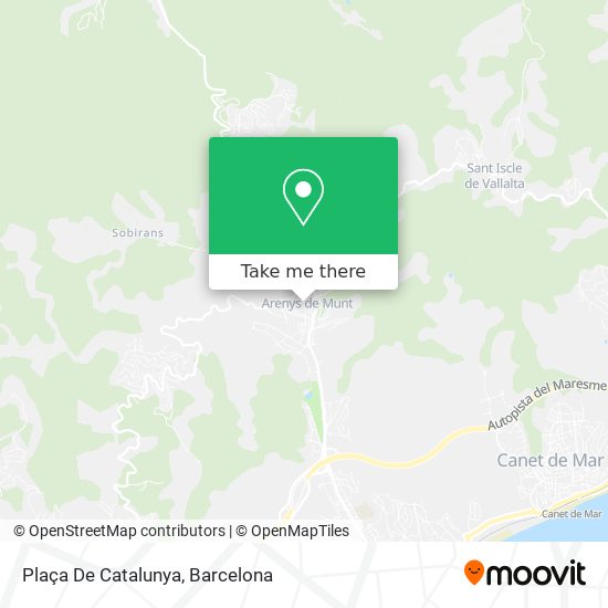 Plaça De Catalunya map