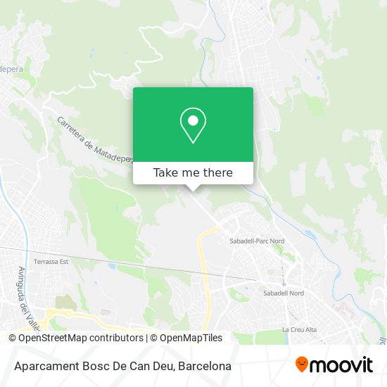 Aparcament Bosc De Can Deu map