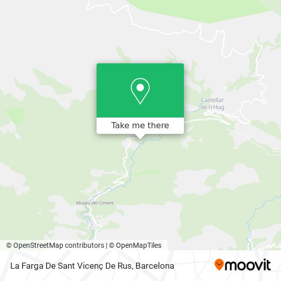 La Farga De Sant Vicenç De Rus map