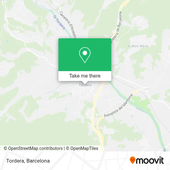 Tordera map