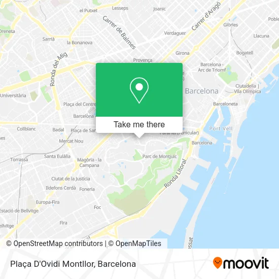 Plaça D'Ovidi Montllor map