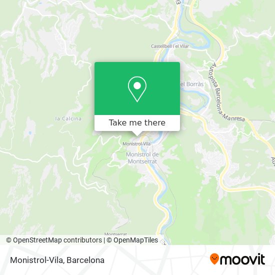 mapa Monistrol-Vila