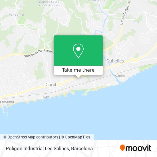 Polígon Industrial Les Salines map