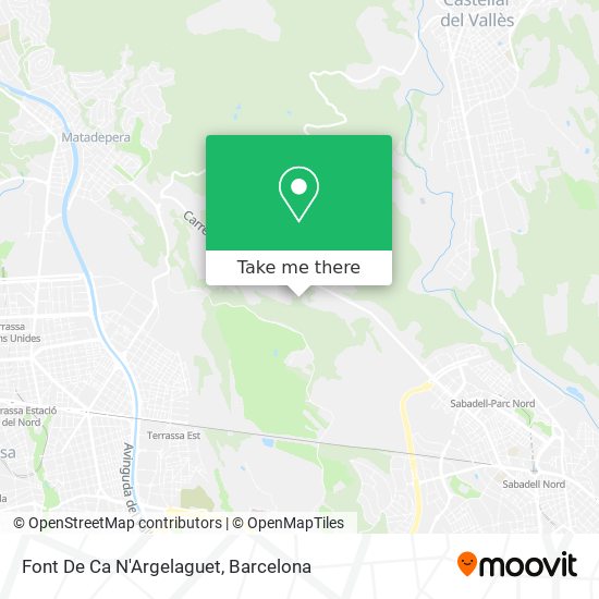 Font De Ca N'Argelaguet map